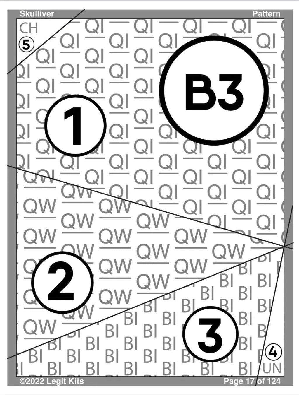 Skulliver Mini Quilt Kit