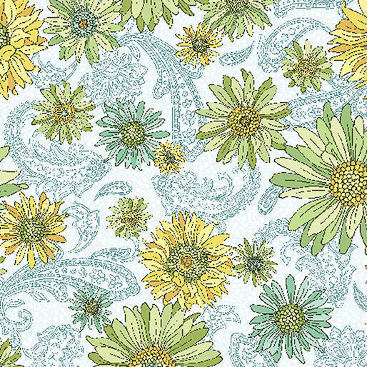 Sleepovers - Best Friends - Blue 44" / 45" Fabric Per Yard