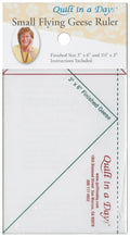 Small Flying Geese Ruler 3-1/2in x 6-1/2in