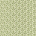 Small Texture Flower - Green Fluttering Florals Cotton 43"/44" Fabric Per Yard
