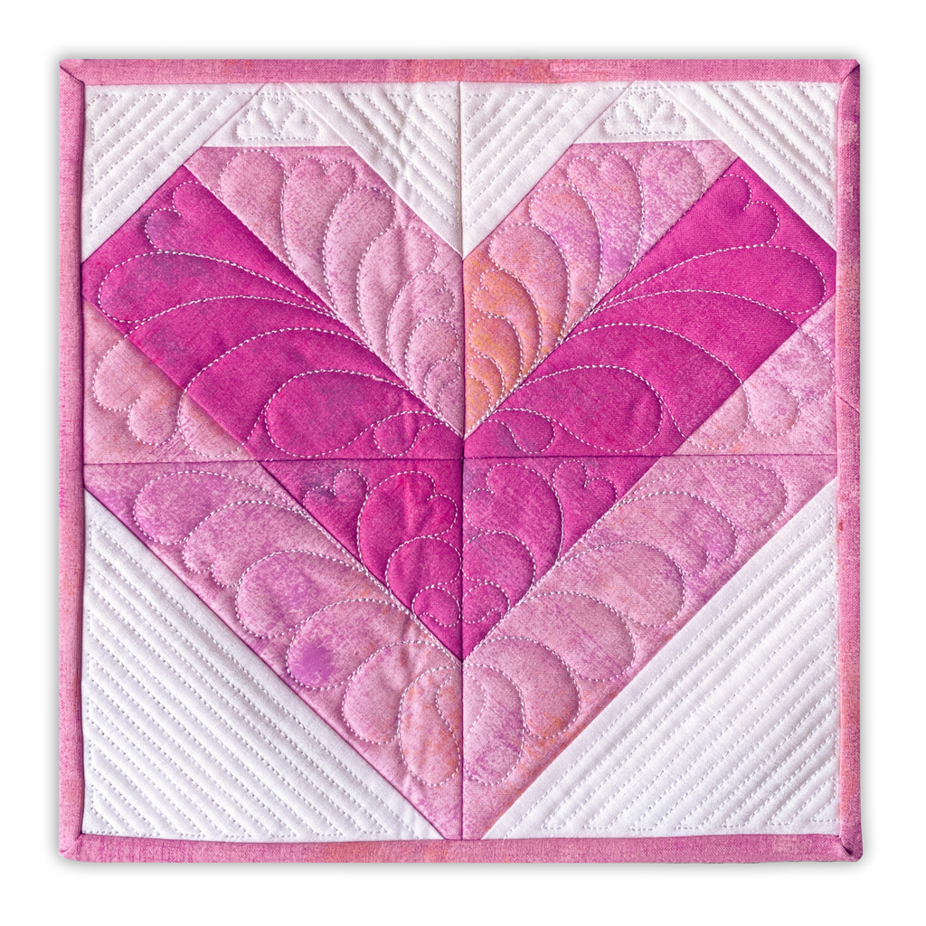 Sweetie Pie Valentine Quilt In-the-Hoop Machine Embroidery Set Pickle Pie Designs
