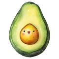 Smiling Avocados Fabric Panel 1