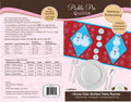 Snow Date Quilt Table Runner In the Hoop Machine Embroidery Design Set