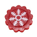 Snowflake Needle Minder Red