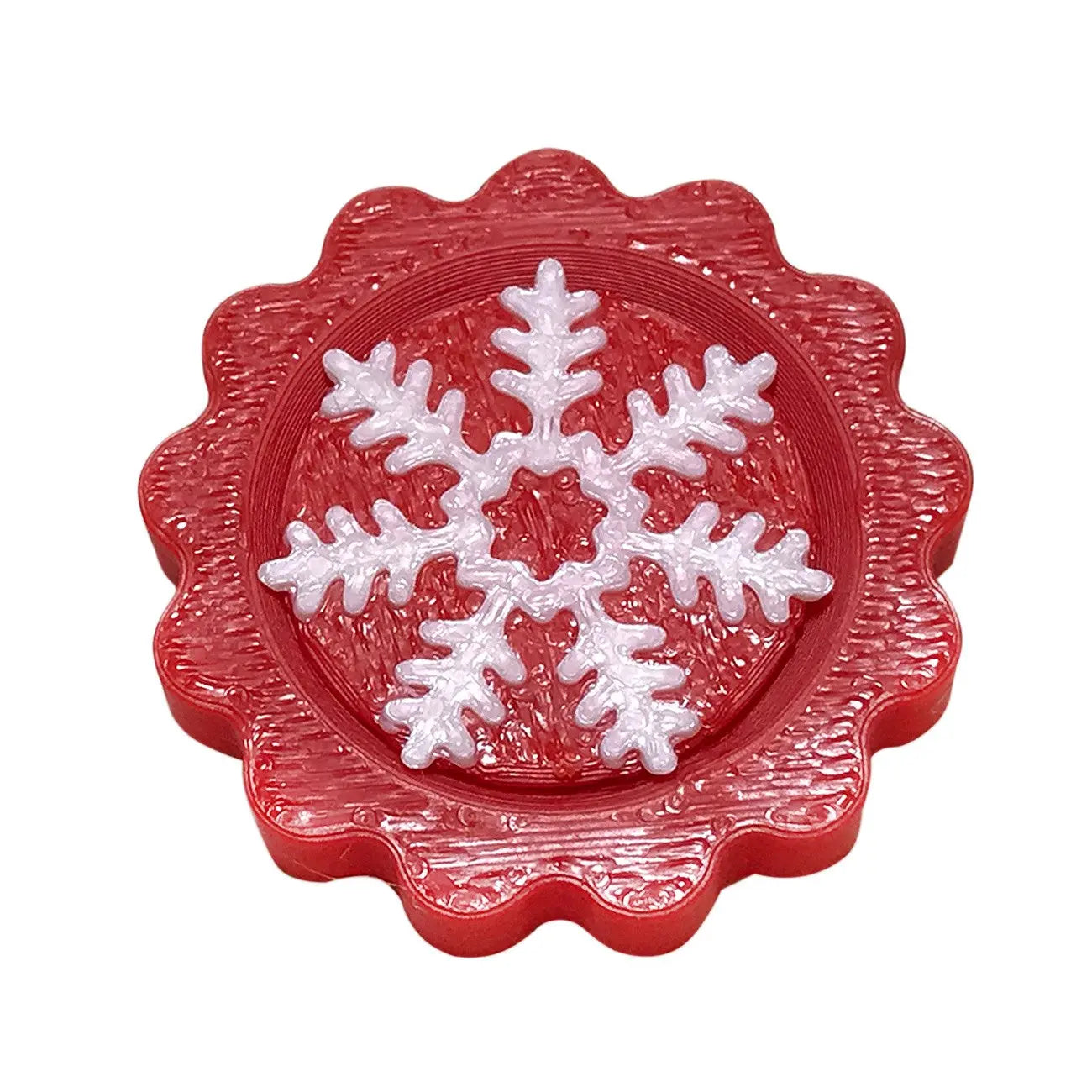 Snowflake Needle Minder Red
