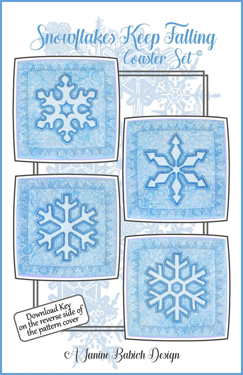 Snowflakes Keep Falling Coaster Set
