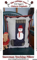 Snowman Stocking Pillow