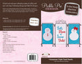 Snowman Triple Treat Panels In the Hoop Machine Embroidery Design Set