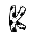 Soccer Alphabet Fabric Panel 10