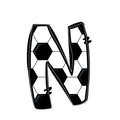 Soccer Alphabet Fabric Panel 13