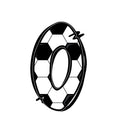 Soccer Alphabet Fabric Panel 14