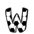 Soccer Alphabet Fabric Panel 22