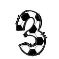 Soccer Alphabet Fabric Panel 29