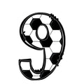 Soccer Alphabet Fabric Panel 35