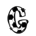 Soccer Alphabet Fabric Panel 6