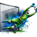 Soccer Goalie Fabric Panel 11