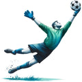 Soccer Goalie Fabric Panel 6