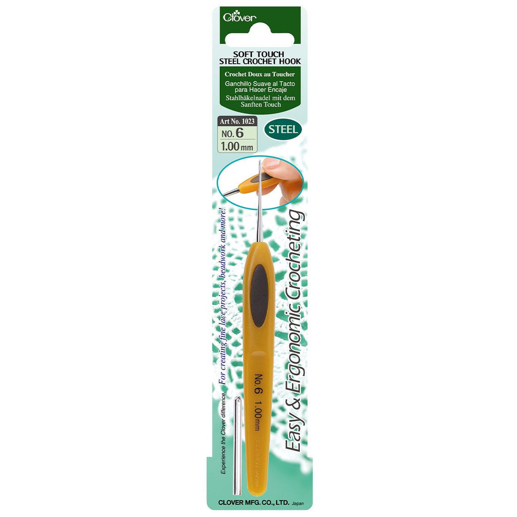 Soft Touch Steel Crochet Hook 6 (1.00 mm)