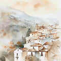 Spain Travel Art Fabric Panel 13