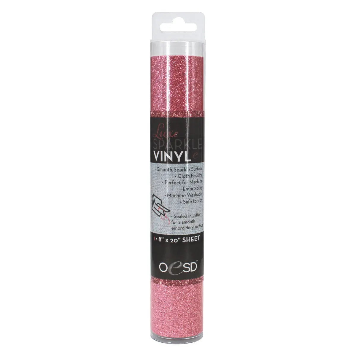 Sparkle Vinyl 8in x 20in Pink