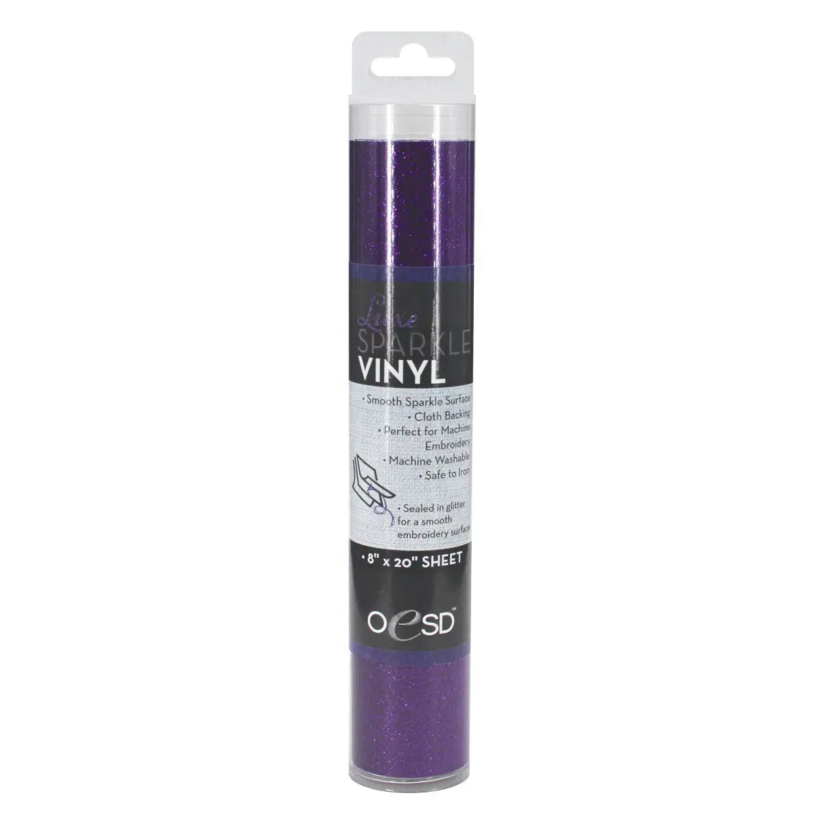 Sparkle Vinyl 8in x 20in Purple