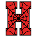 Spider Alphabet Fabric Panel 15