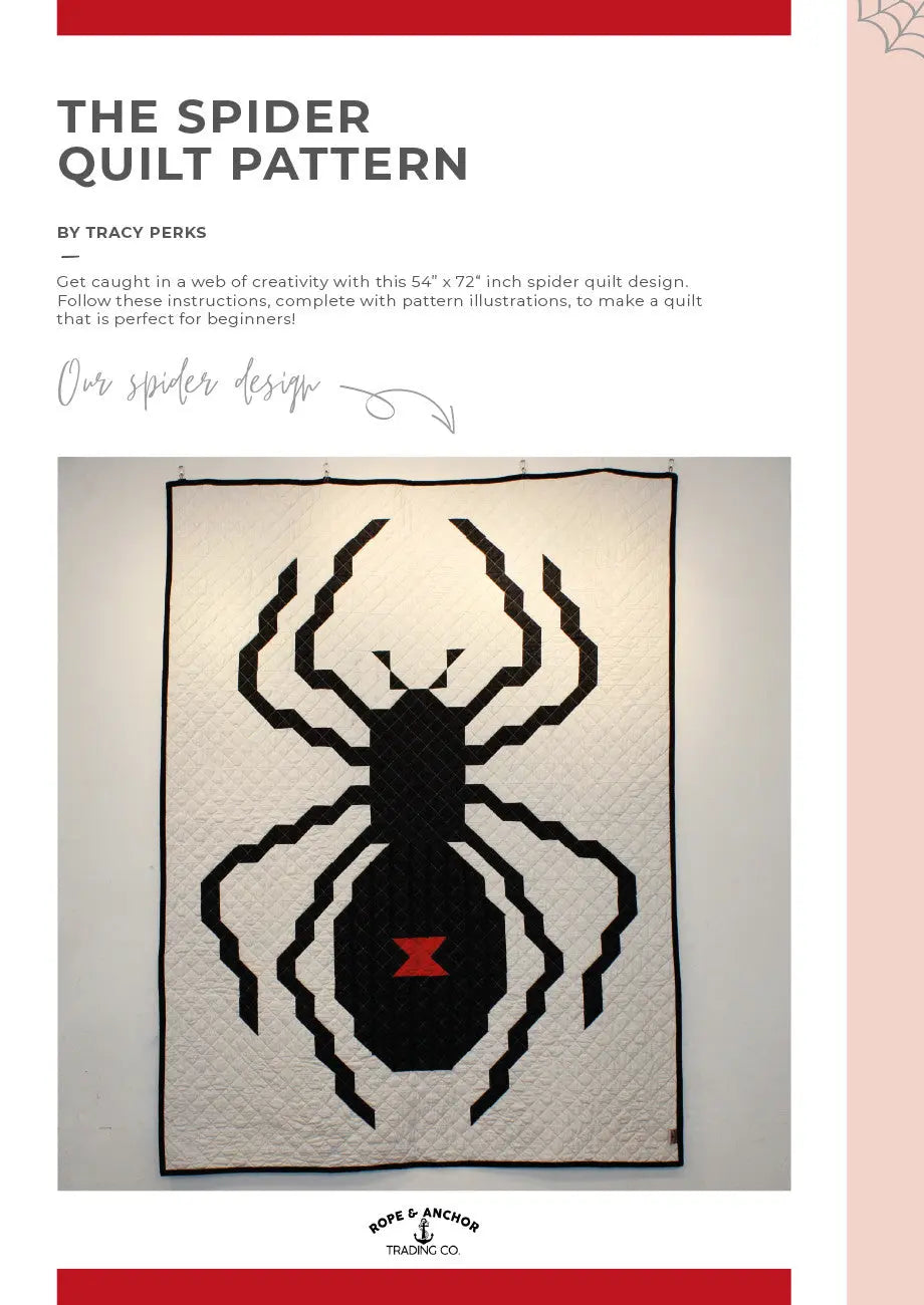Spider Quilt Pattern
