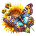 Spring Flowers and Butterflies Fabric Panel 3