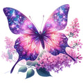 Spring Flowers and Butterflies Fabric Panel 49