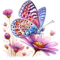 Spring Flowers and Butterflies Fabric Panel 8