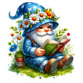 Spring Garden Gnome Fabric Panel 9