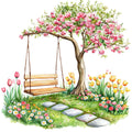 Spring Gardens Fabric Panel 11