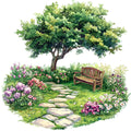 Spring Gardens Fabric Panel 19