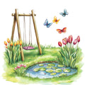 Spring Gardens Fabric Panel 7