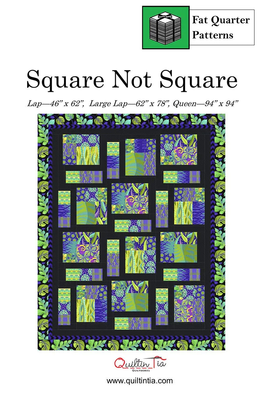 Square Not Square Fat Quarter Quilt Pattern