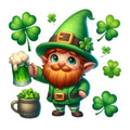 St. Patrick's Day Elements Fabric Panel 3