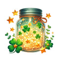 St. Patrick's Day Elements Fabric Panel 4