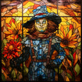 Stained Glass Wizard of OZ Fabric Panel 11
