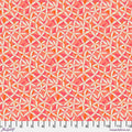 Star Flower Dance Coral Flourish And Bloom 44"/45" Cotton Fabric Per Yard