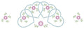 Starburst Of Hearts Perle Edge Pillowcase