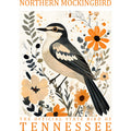 State Bird Poster Fabric Panel 2