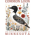 State Bird Poster Fabric Panel 30