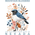 State Bird Poster Fabric Panel 34