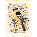 State Bird Poster Fabric Panel 36
