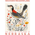State Bird Poster Fabric Panel 42