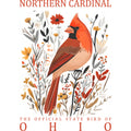 State Bird Poster Fabric Panel 46