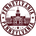 State Stamp Fabric Panel 37
