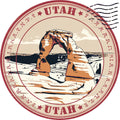 State Stamp Fabric Panel 43