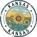 State Stamp Fabric Panel 46