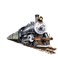 Steam Engine Train Fabric Panel 1